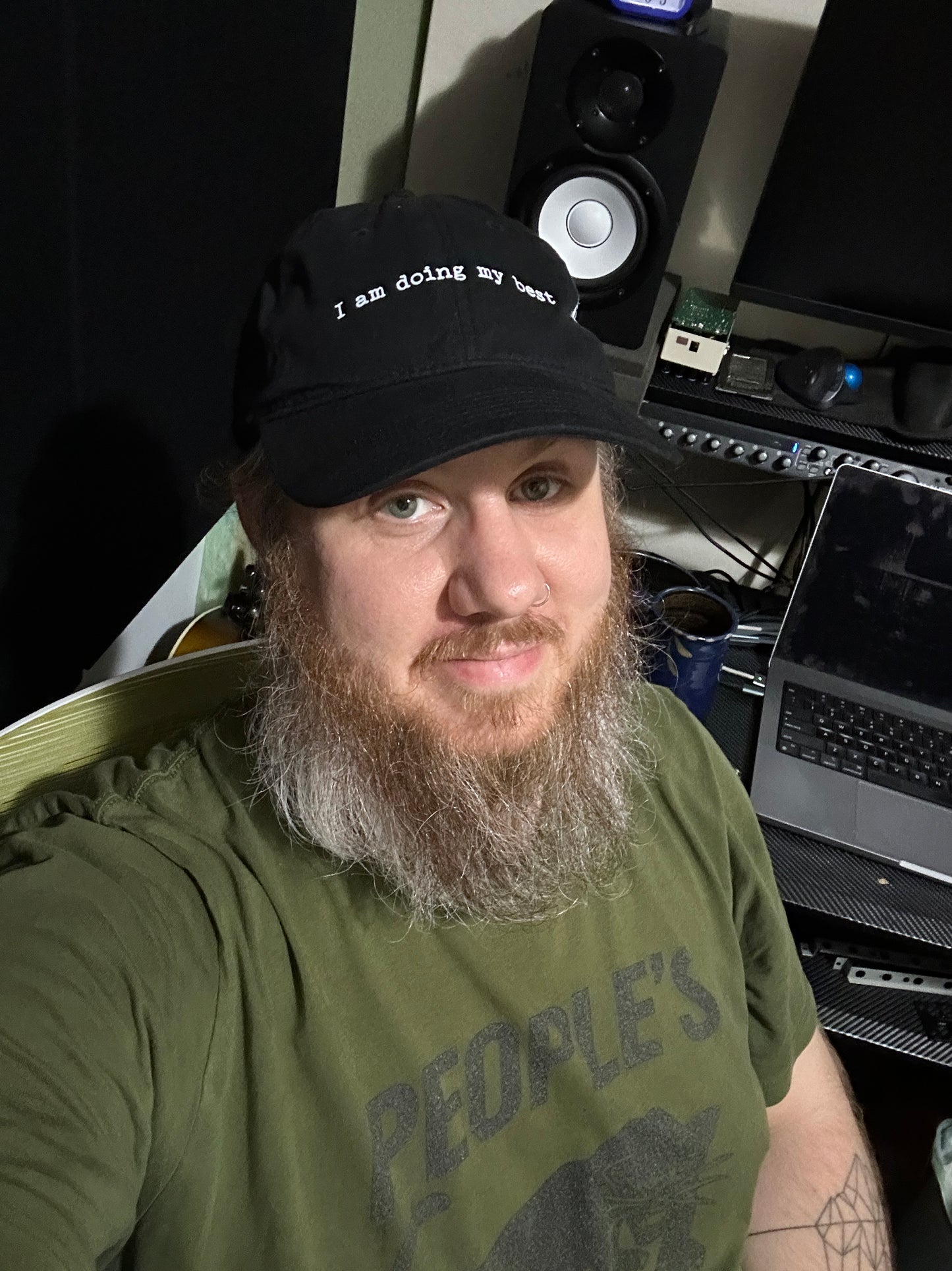 "I Am Doing My Best" Dad Hat (Black)